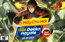 10h- 29.10.2021: Khai mở máy chủ S06.Gekko Hayate