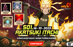10h- 14.10.2023: Khai mở máy chủ S01.Akatsuki Itachi
