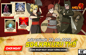 10h- 22.04.2022: Khai mở máy chủ S04. Kakuzu Thổ