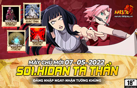 10h- 07.05.2022: Khai mở máy chủ S01. Hidan Tà Thần
