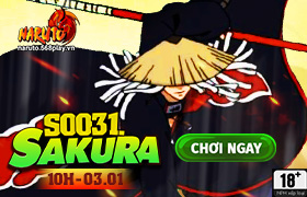 [Naruto]10h ngày 03/1 : Ra mắt máy chủ S0031.Sakura