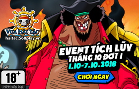 Event Tích Lũy Tháng 10 Đợt 1