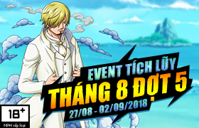 Event Tích Lũy Tháng 8 Đợt 5