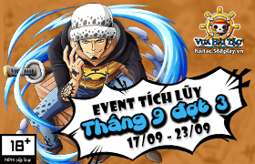 Event Tích Lũy Tháng 9 Đợt 3