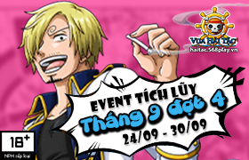 Event Tích Lũy Tháng 9 Đợt 4