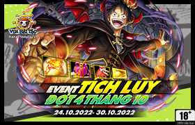 Event Tích Lũy Tháng 10.2022 - Đợt 4
