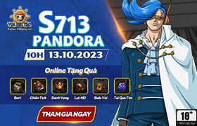 10h - 13.10: Ra mắt máy chủ S713.Pandora