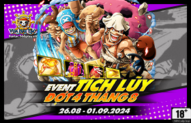 Event Tích Lũy Tháng 8.2024 - Đợt 4