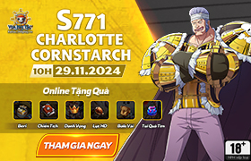 10h - 29.12: Ra mắt máy chủ S771.Charlotte Cornstarch