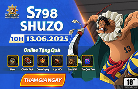 10h - 13.06: Ra mắt máy chủ S798.Shuzo