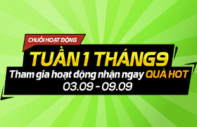 Sự kiện Tuần 1 Tháng 09.2026