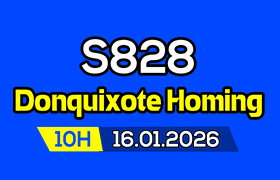 10h - 16.01: Ra mắt máy chủ S828.Donquixote Homing