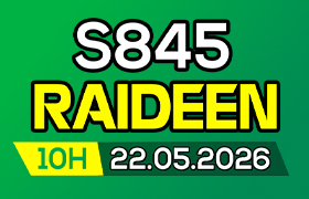 10h - 21.05: Ra mắt máy chủ S845.Raideen