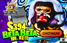 10h ngày 02/11: Ra mắt máy chủ S394 - BETA BETA