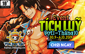 Event Tích Lũy Tháng 10 Đợt 1