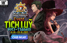Event Tích Lũy Tháng 10 Đợt 3