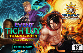 Event Tích Lũy Tháng 04 Đợt 3
