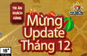 Tri Ân Khách Hàng Mừng UpDate Tháng 12/2021