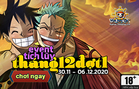 Event Tích Lũy Tháng 12 Đợt 1