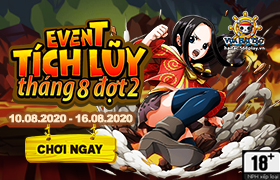 Event Tích Lũy Đợt 2 Tháng 08