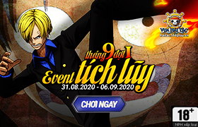 Event Tích Lũy Đợt 1 Tháng 09