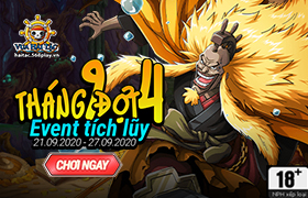 Event Tích Lũy Đợt 4 Tháng 09