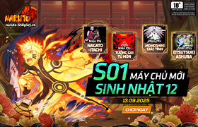 10h - 13.09.2025 : Khai mở máy chủ S01.Sinh Nhật 12