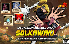 10h- 06.06.2022: Khai mở máy chủ S01. Kawaki
