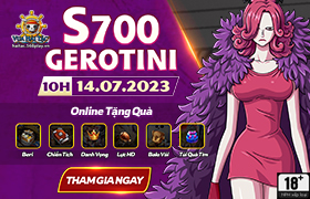 [VHT] 10h - 14.07: Ra mắt máy chủ S700.Gerotini