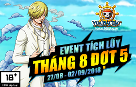 [VHT] 27.08 : Event Tích Lũy Tháng 8 Đợt 5