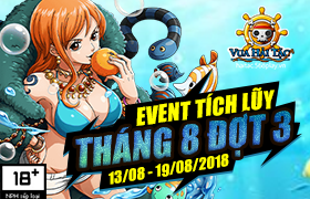 [VHT] 13.08 : Event Tích Lũy Tháng 8 Đợt 3