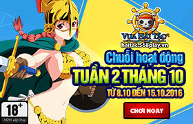 [Vua Hải Tặc] Update - Hoạt động tuần 2 tháng 10