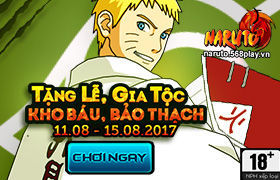 [Naruto]Hướng dẫn hoạt động tháng 8 