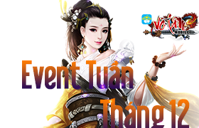 [Võ Lâm Mobile] Event tuần từ 27/12/2016 đến 03/01/2017