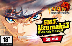 [Naruto] Ngày 15/09/2016 mở server mới S163.Uzumaki3