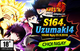 [Naruto] Ngày 25/09/2016 mở server mới S164.Uzumaki4