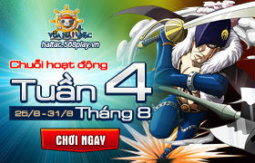 [Vua Hải Tặc] Update - Hoạt động Tuần 4 tháng 8