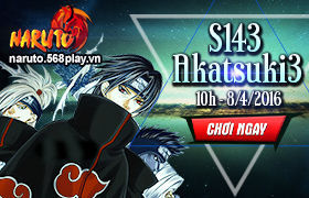 [Naruto]10h ngày 08/4 : Ra mắt máy chủ S143.Akatsuki3