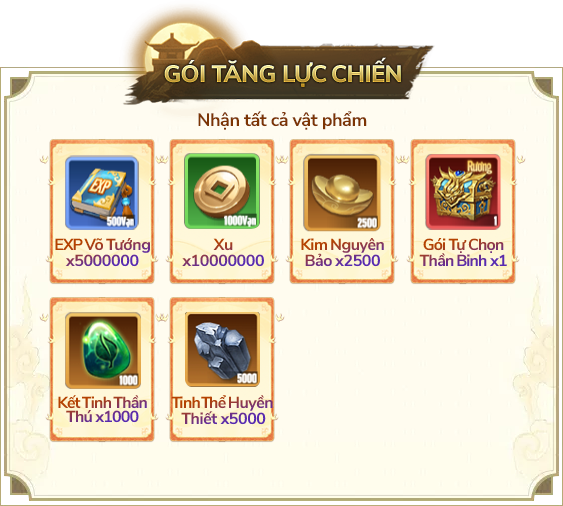 Gói Tăng Lực Chiến