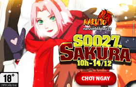 [Naruto]10h ngày 14/12 : Ra mắt máy chủ S0027.Sakura