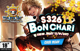 [Vua Hải Tặc] 10h00 ngày 30/12: Ra mắt máy chủ S326 - Bon Chari