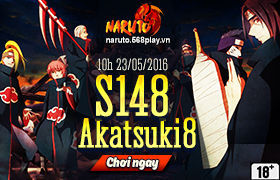 [Naruto] 10h ngày 23/05 : Ra mắt máy chủ S148 - Akatsuki8